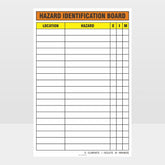 Custom Gate Signs,Hazard Identification Board